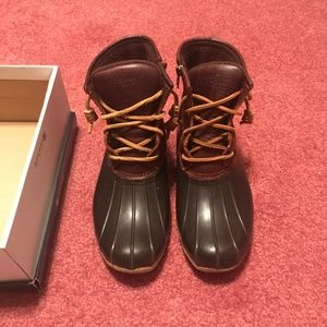 Sperry Topsider duck boots womens size 7.5 brown